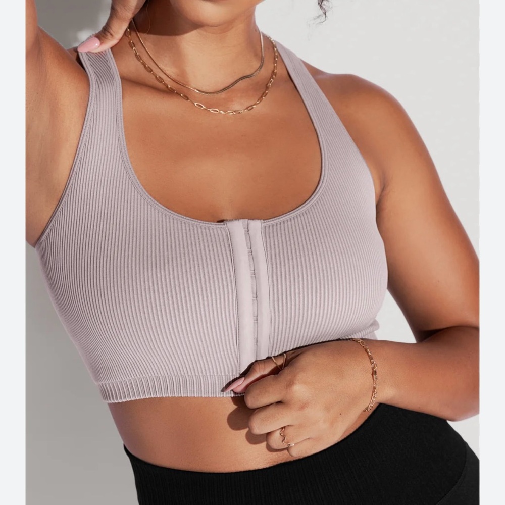POPFLEX Hook It Up Seamless Bra- Smoky Lilac